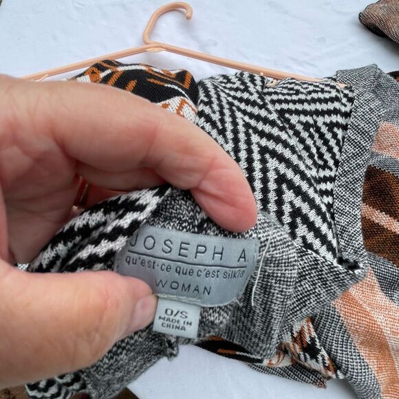 Joseph A. Woman Aztec cape poncho wrap OS boho festival - Picture 8 of 9